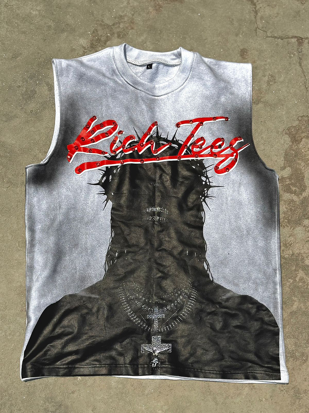 RichTees jesus face sleeveless